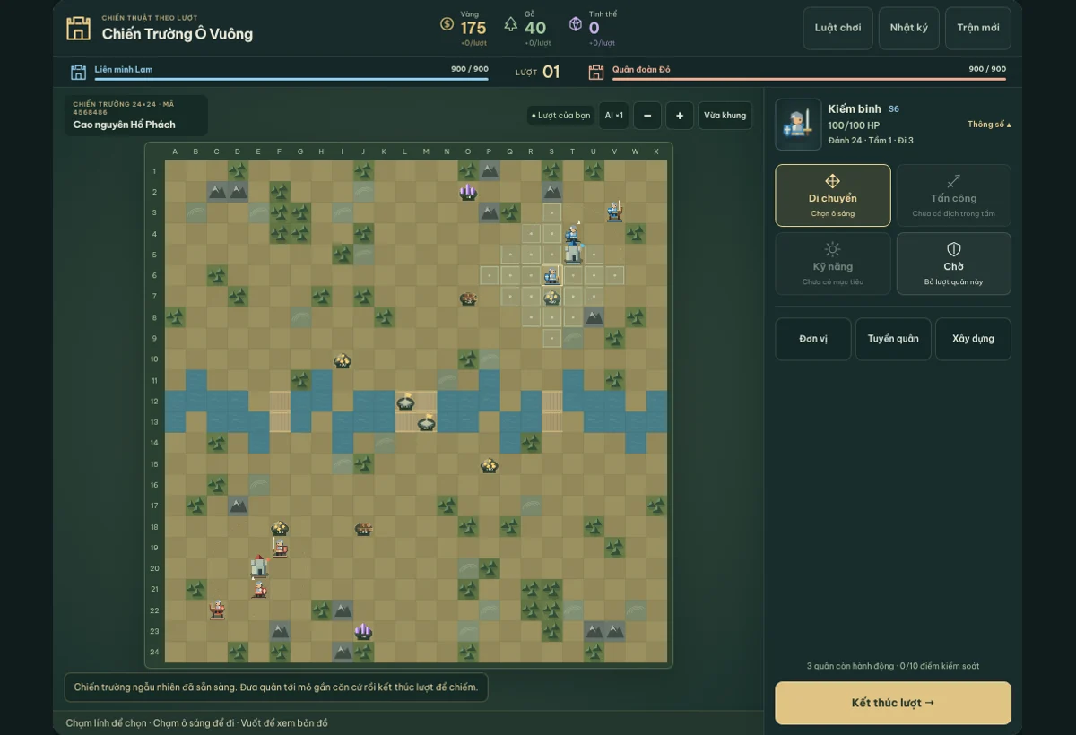 Chiến Trường Ô Vuông — ảnh gameplay 1