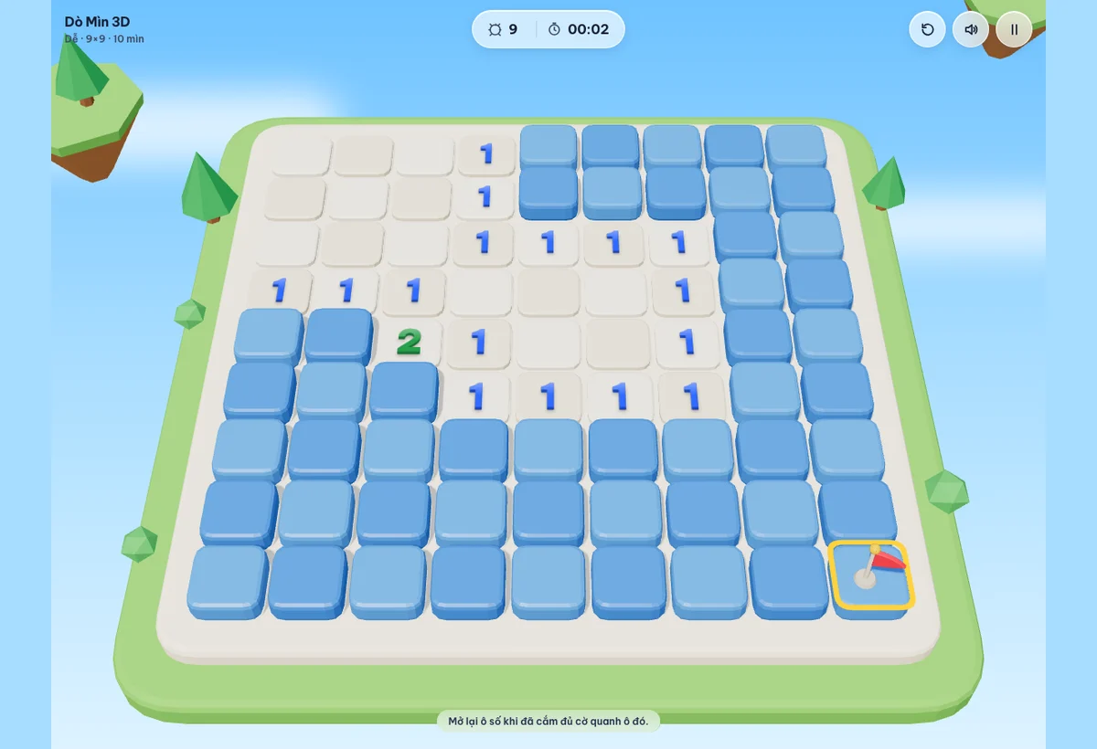 Dò Mìn 3D — ảnh gameplay 1